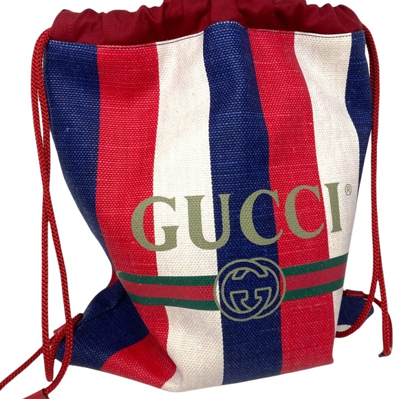 GUCCI Sylvie Print Drawstring Backpack - Picture 2 of 16